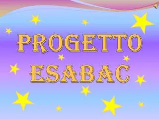 progetto esabac