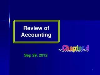 Review of Accounting
