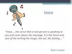 Voice - slide 1