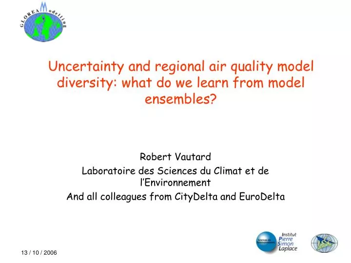 uncertainty and regional air quality model diversity what do we learn from model ensembles