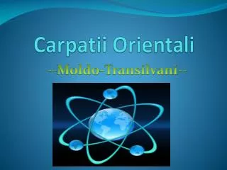 carpatii orientali