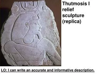 Thutmosis I relief sculpture (replica)