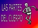 LAS PARTES DEL CUERPO - slide 1