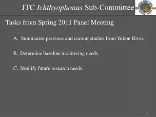 JTC Ichthyophonus Sub-Committee