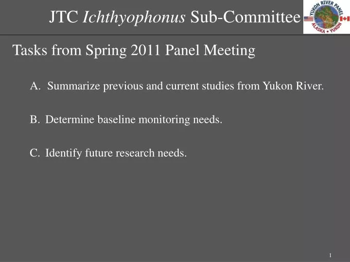 jtc ichthyophonus sub committee