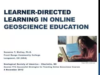 Learner-directed Learning in Online Geoscience Education