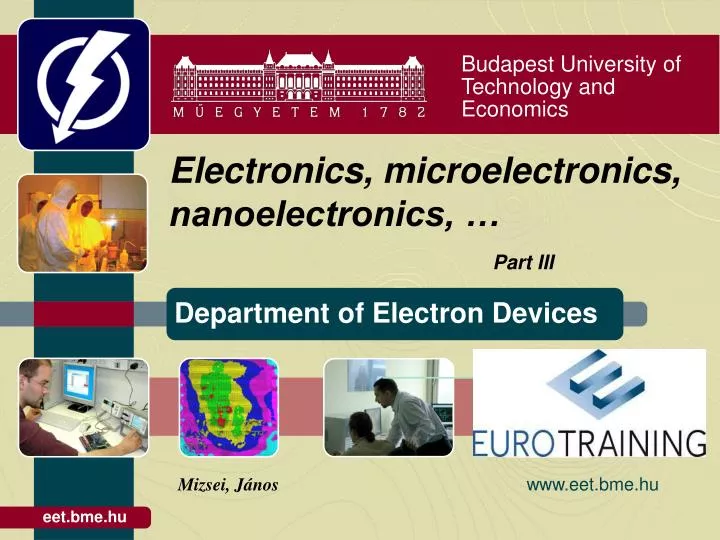 electronics microelectronics nanoelectronics part iii