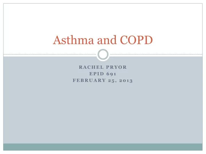 asthma and copd