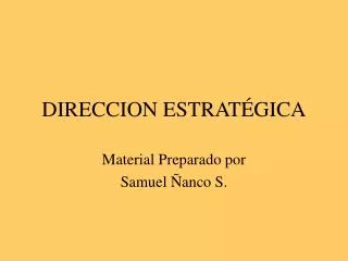 direccion estrat gica