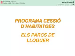 programa cessi d habitatges