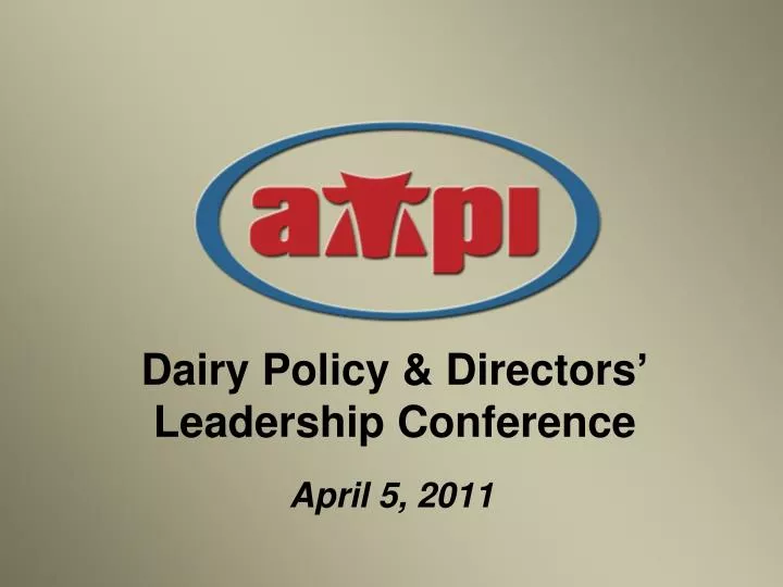 dairy policy directors leadership conference