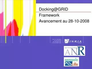 docking@grid framework avancement au 28 10 2008