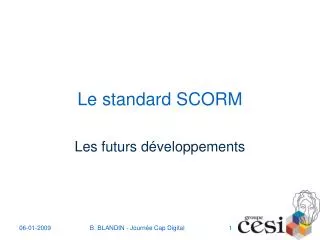 le standard scorm