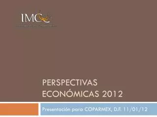 perspectivas econ micas 2012