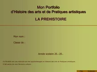 mon portfolio d histoire des arts et de pratiques artistiques