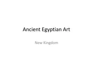 Ancient Egyptian Art