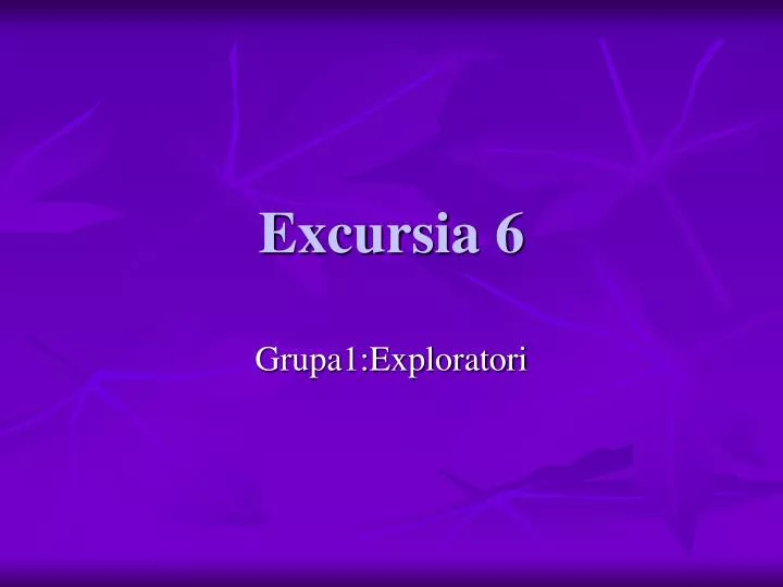 excursia 6