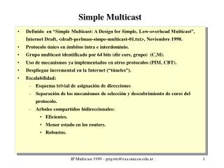 Simple Multicast