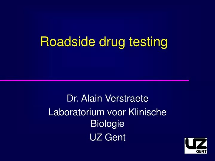 roadside drug testing