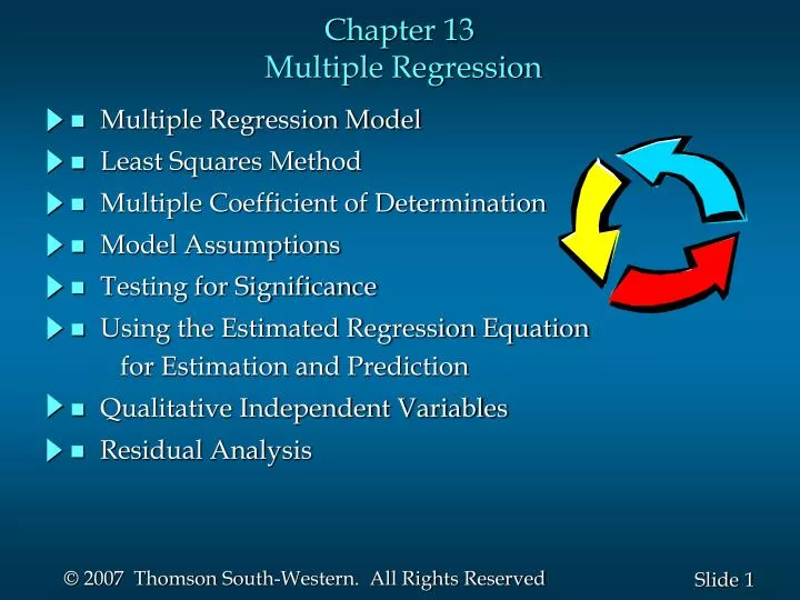 chapter 13 multiple regression