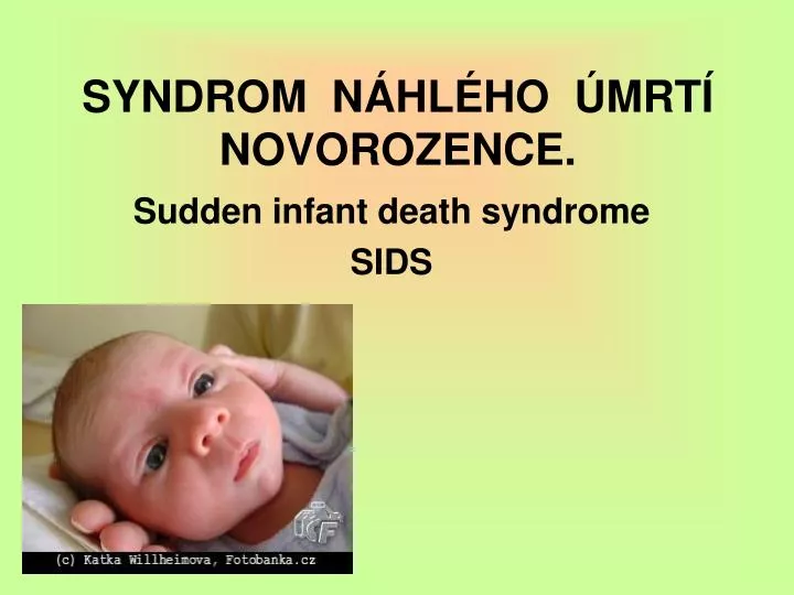 syndrom n hl ho mrt novorozence