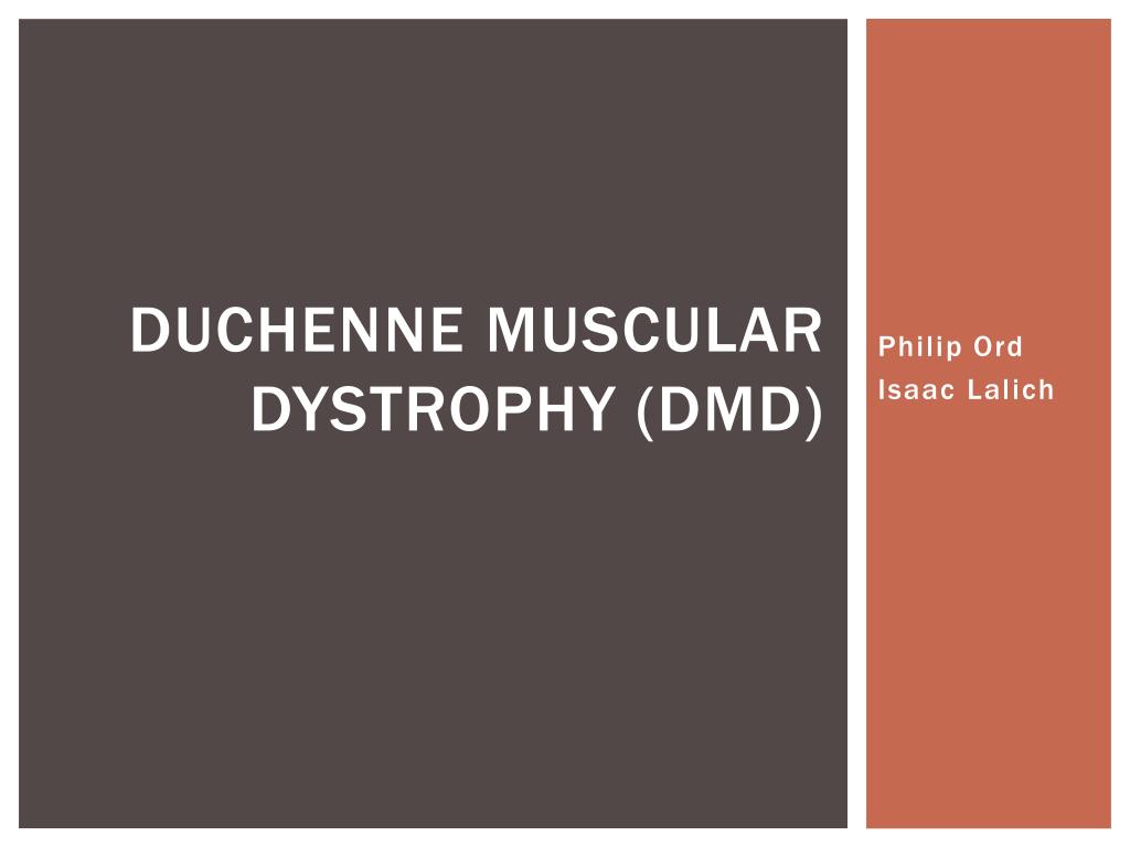 PPT - Duchenne muscular dystrophy (DMD) PowerPoint Presentation, free ...