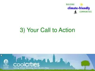 3) Your Call to Action