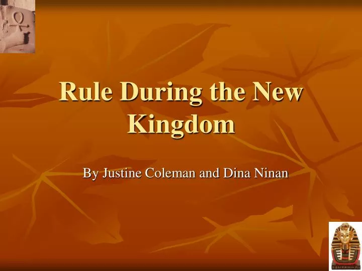 rule during the new kingdom