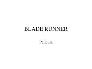 blade runner