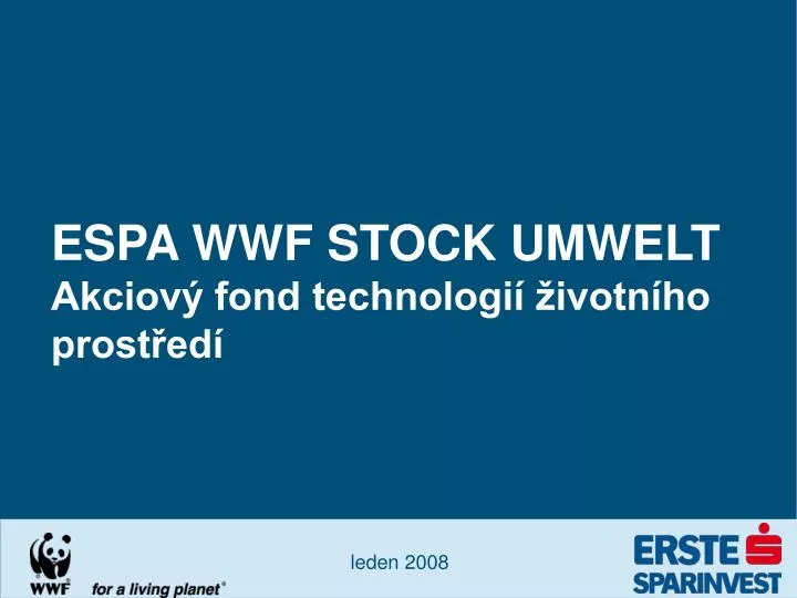 espa wwf stock umwelt akciov fond technologi ivotn ho prost ed