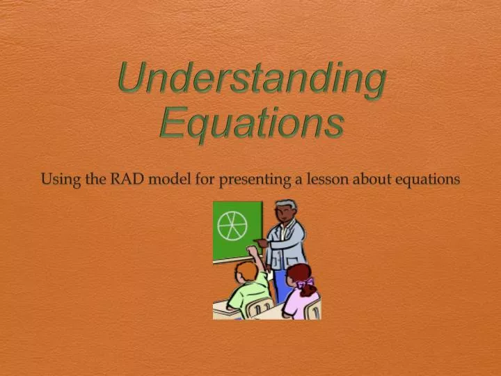 understanding equations