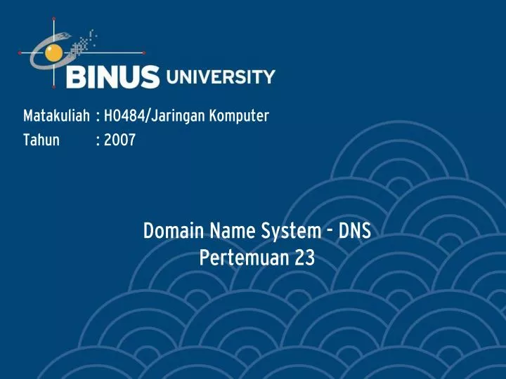 domain name system dns pertemuan 23