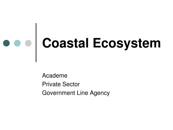 coastal ecosystem