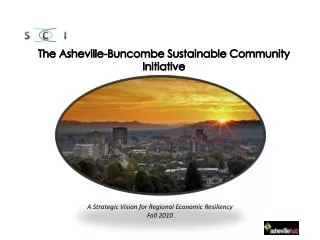 The Asheville-Buncombe Sustainable Community Initiative
