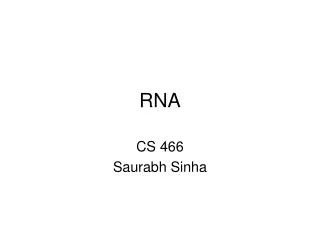 RNA