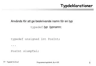 typdeklarationer