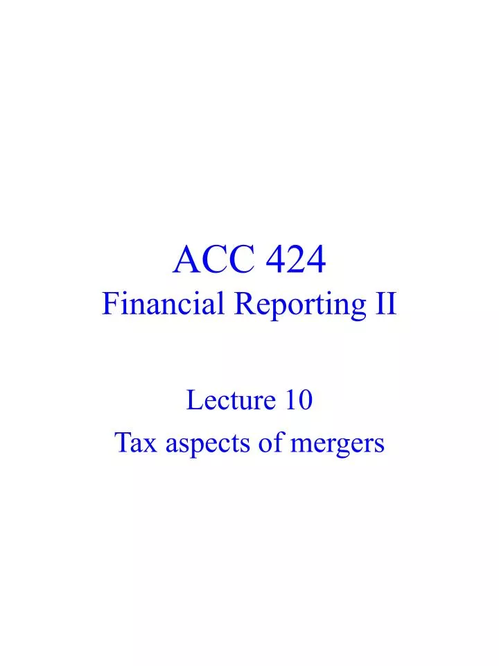 acc 424 financial reporting ii