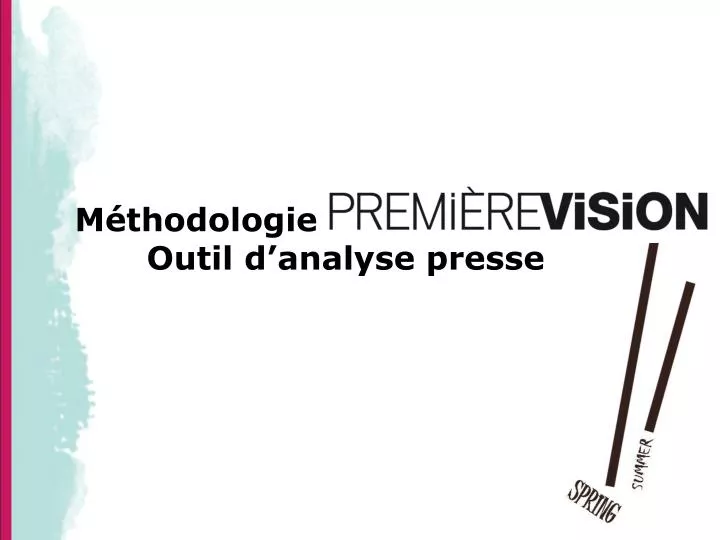m thodologie outil d analyse presse