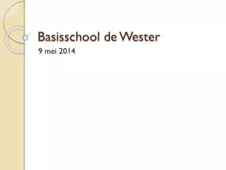 basisschool de wester