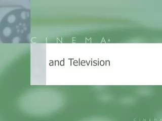 and television