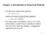 PPT - Introduction to Numerical Methods Mathematical Procedures ...