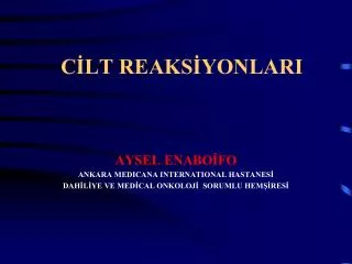 c lt reaks yonlari