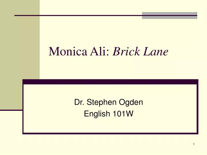 monica ali brick lane