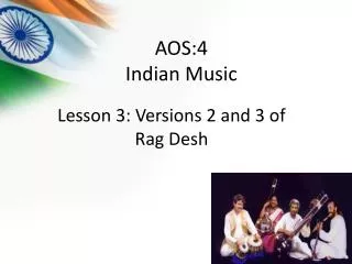 AOS:4 Indian Music