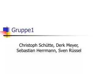 gruppe1