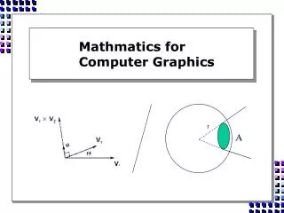Mathmatics for Computer Graphics