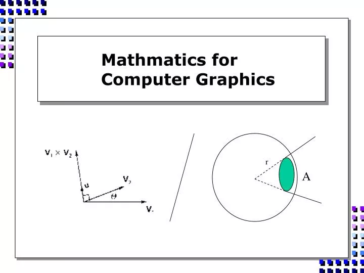 mathmatics for computer graphics