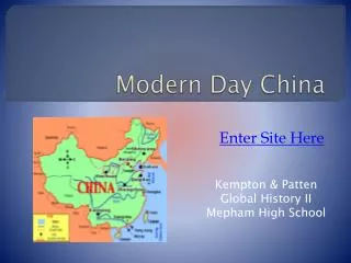 Modern Day China