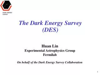 The Dark Energy Survey (DES)