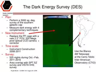 The Dark Energy Survey (DES)